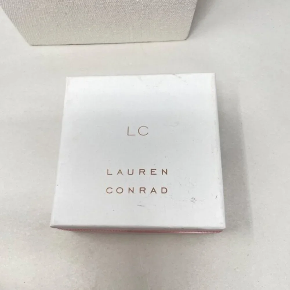 Lauren Conrad Letter J Monogram‎ Necklace & Earring Set Gold-Tone 16